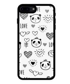 Love Panda iPhone 7 Plus Glass Case