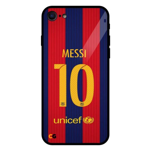 Messi Jersey 10 iPhone 7 Glass Cover