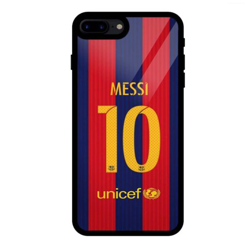 Messi Jersey 10 iPhone 8 Plus Glass Cover