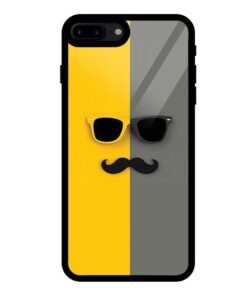 Mustache iPhone 7 Plus Glass Back Cover