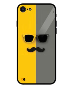 Mustache iPhone 8 Glass Back Cover