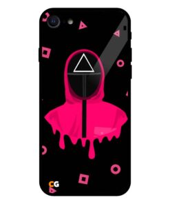 SQ Game Face iPhone 8 Glass Back Cover