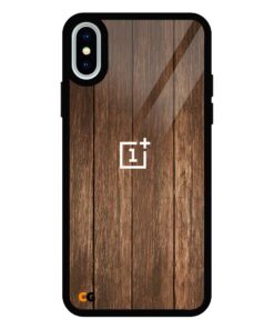 Wooden iPhone X Glass Cover